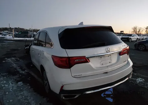 2019 Acura Mdx Standard z USA, uszkodzony, nr VIN 5J8YD4H36KL022519